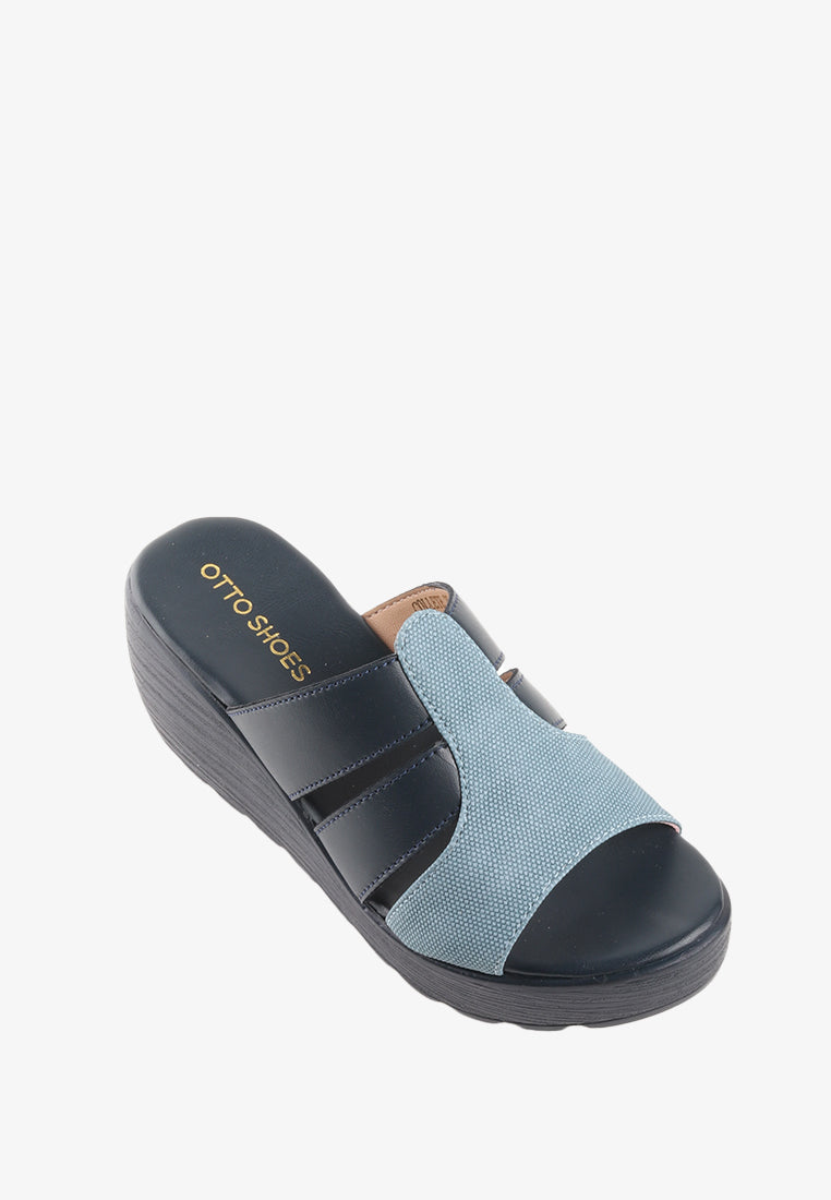 COLLETE MID WEDGE SANDALS