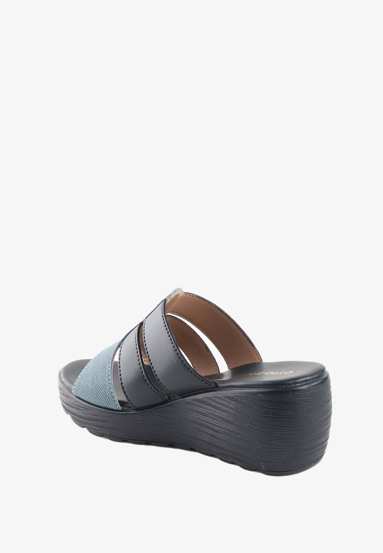 COLLETE MID WEDGE SANDALS