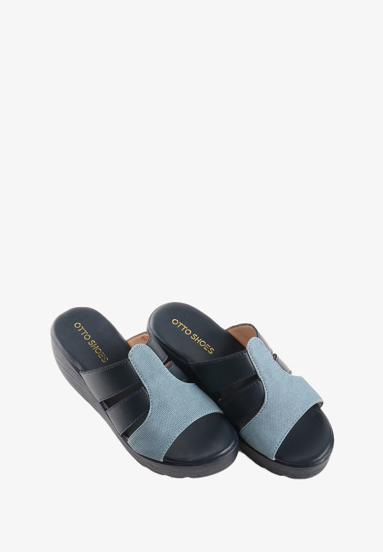 COLLETE MID WEDGE SANDALS