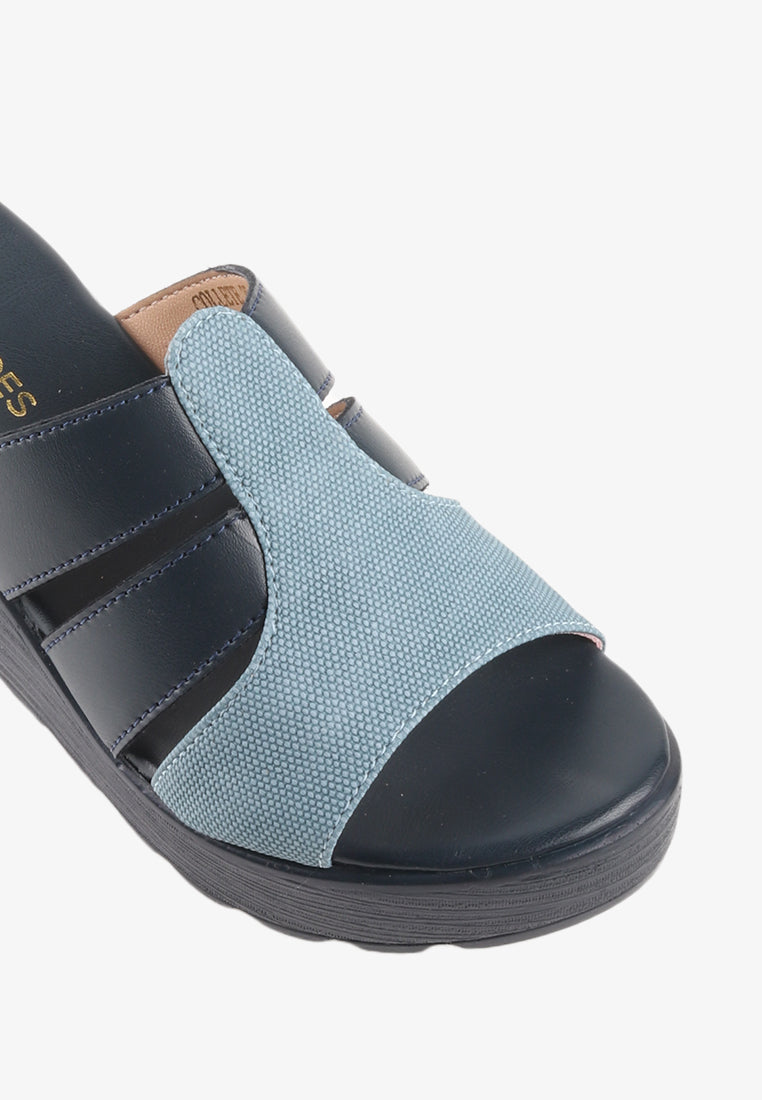 COLLETE MID WEDGE SANDALS