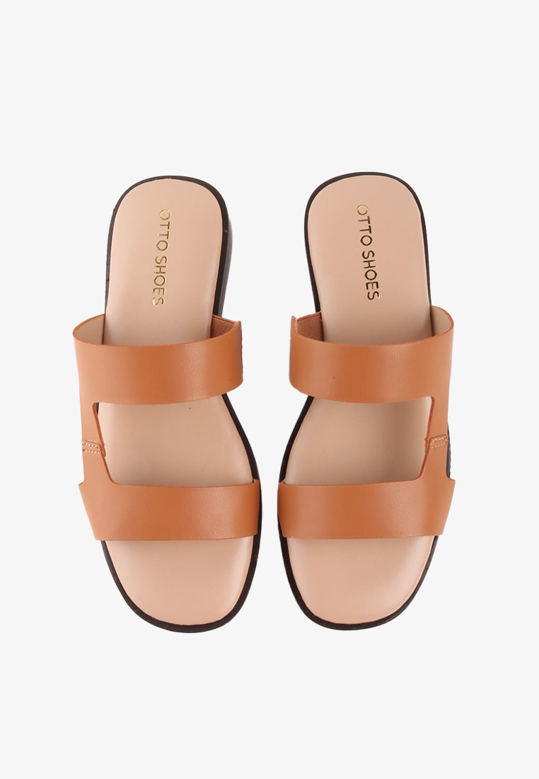 HELEN DOUBLE STRAP SANDALS