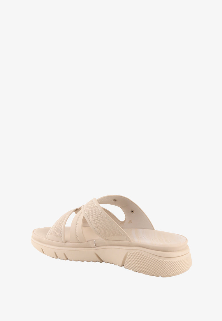 ELOISA CROSS STRAP SANDALS