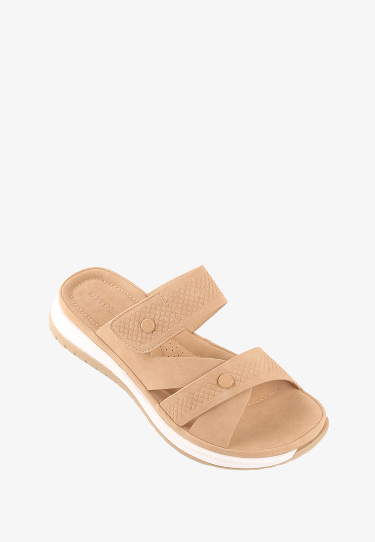 CLAUDINE VECLRO STRAP SANDALS