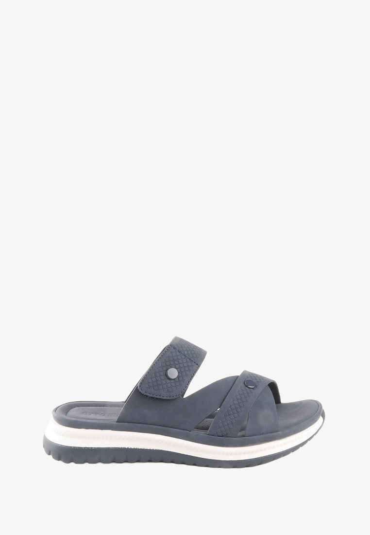 CLAUDINE VECLRO STRAP SANDALS