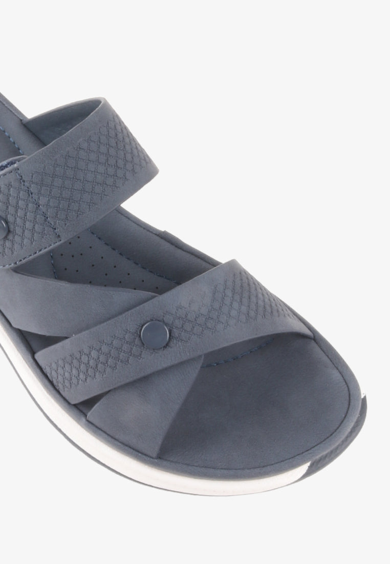 CLAUDINE VECLRO STRAP SANDALS