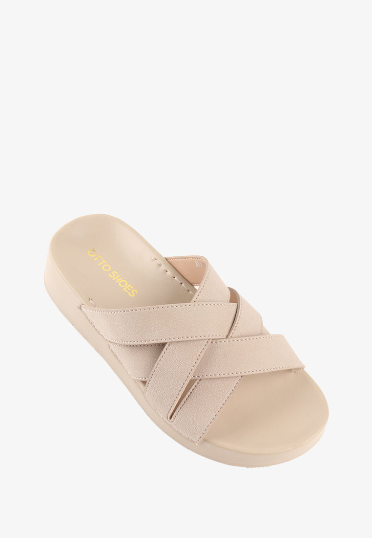 ALLIYAH CRISS CROSS SANDALS