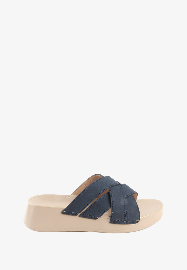 ALLIYAH CRISS CROSS SANDALS