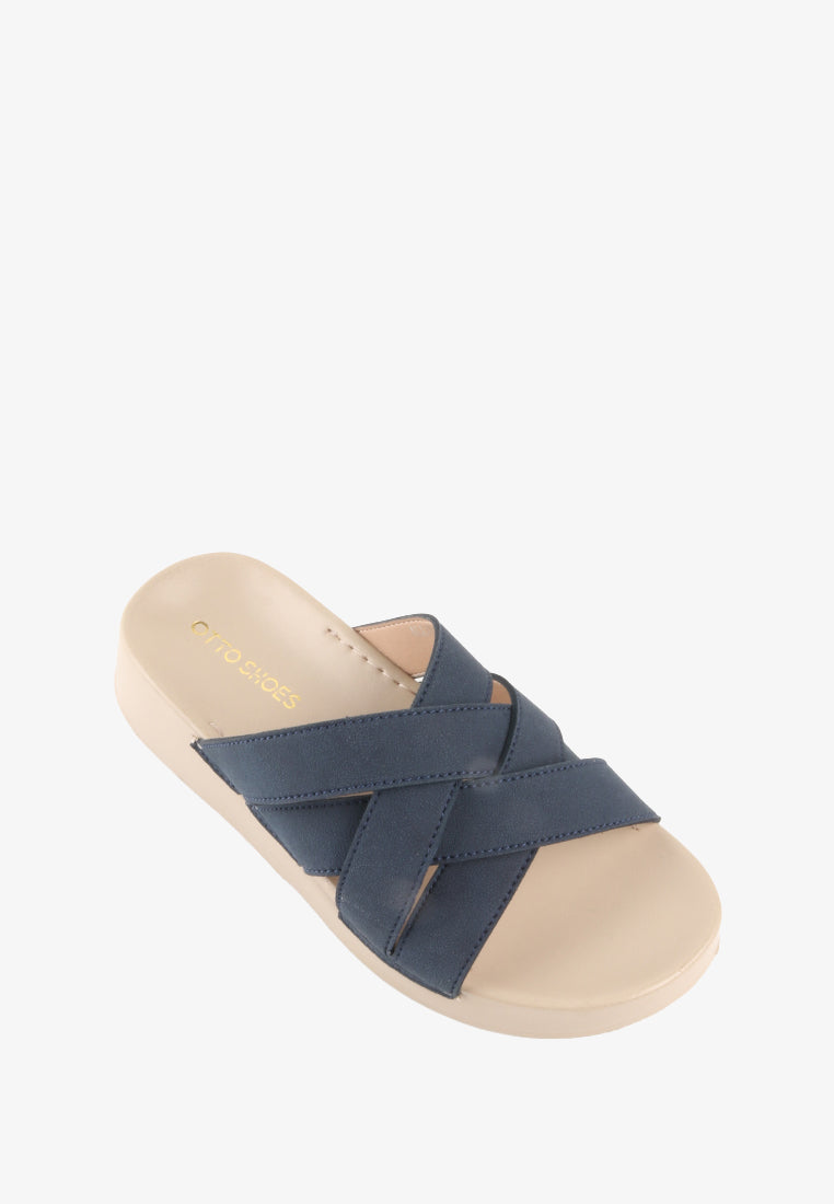 ALLIYAH CRISS CROSS SANDALS