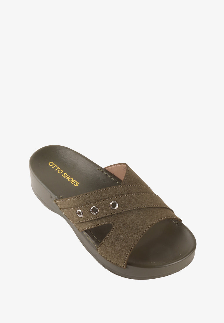 CLEA DOUBLE STRAP SANDALS