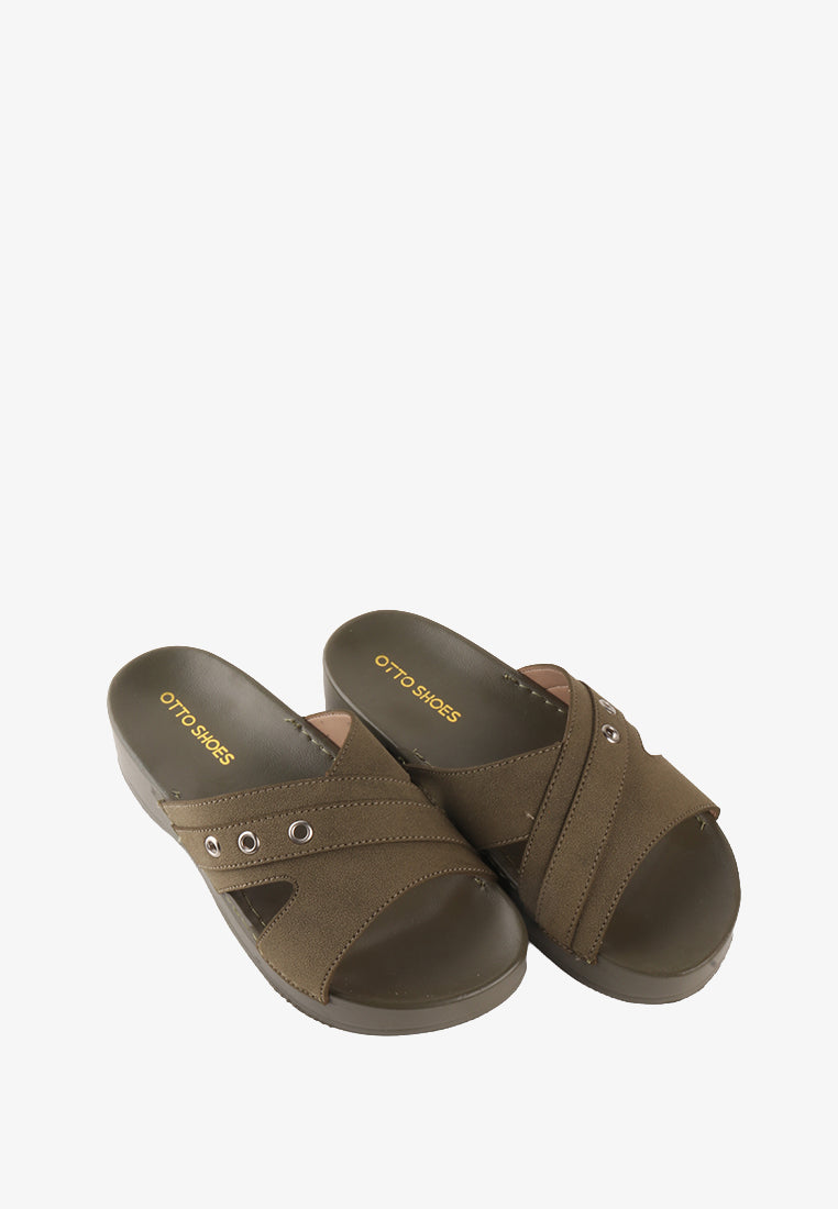 CLEA DOUBLE STRAP SANDALS