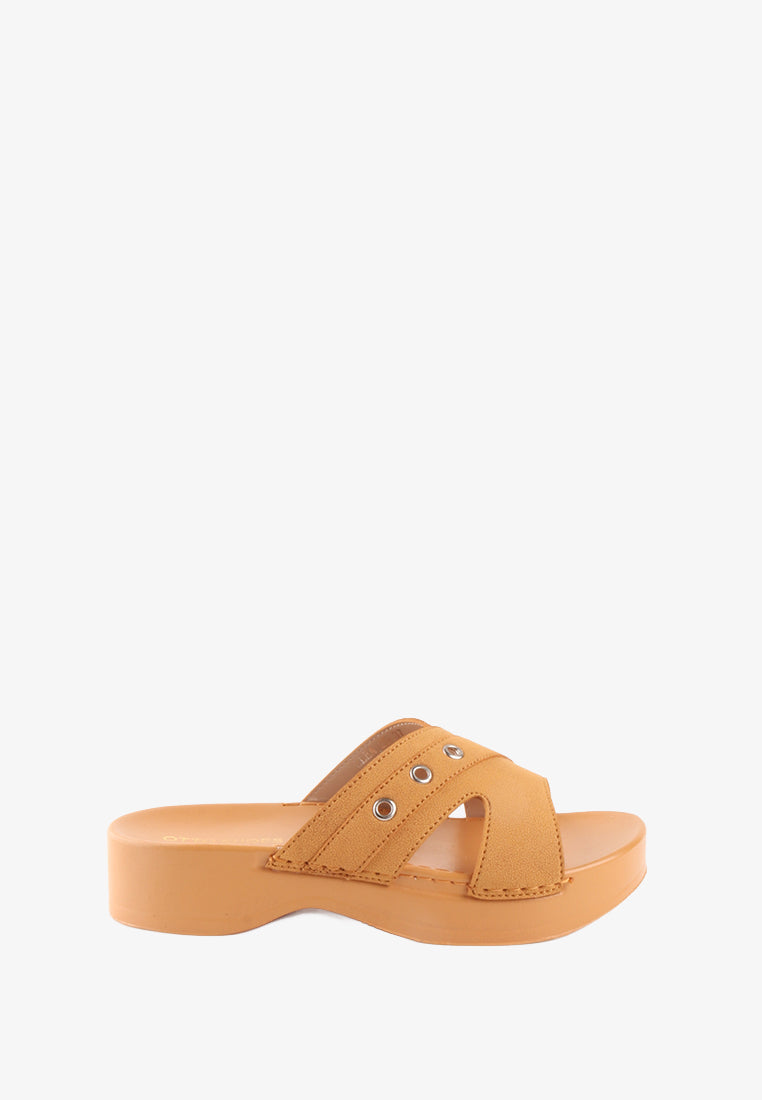 CLEA DOUBLE STRAP SANDALS