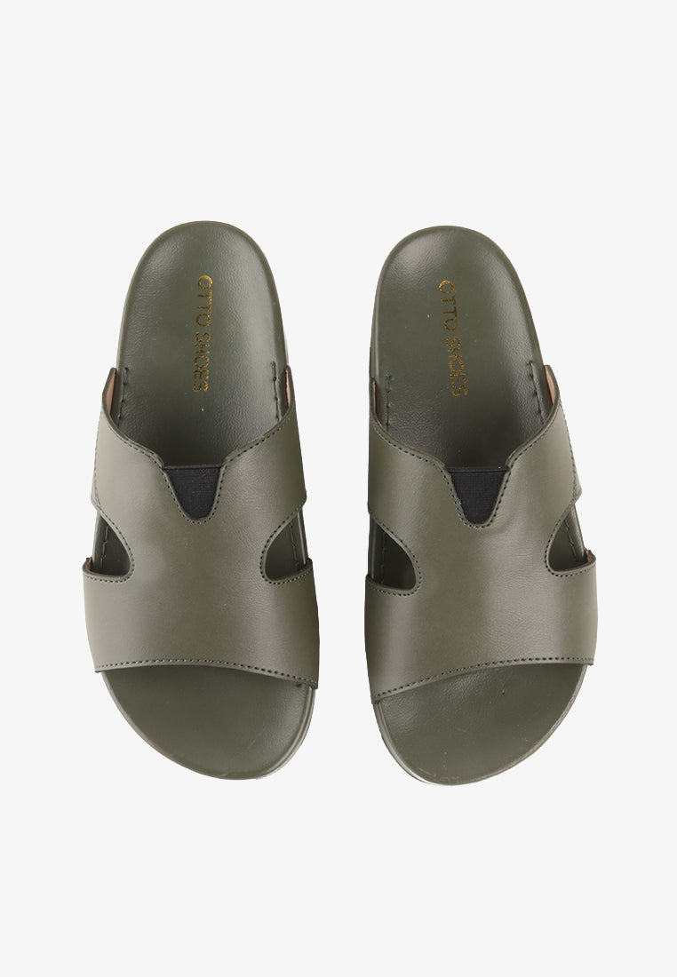 AZRA WIDE STRAP SANDALS