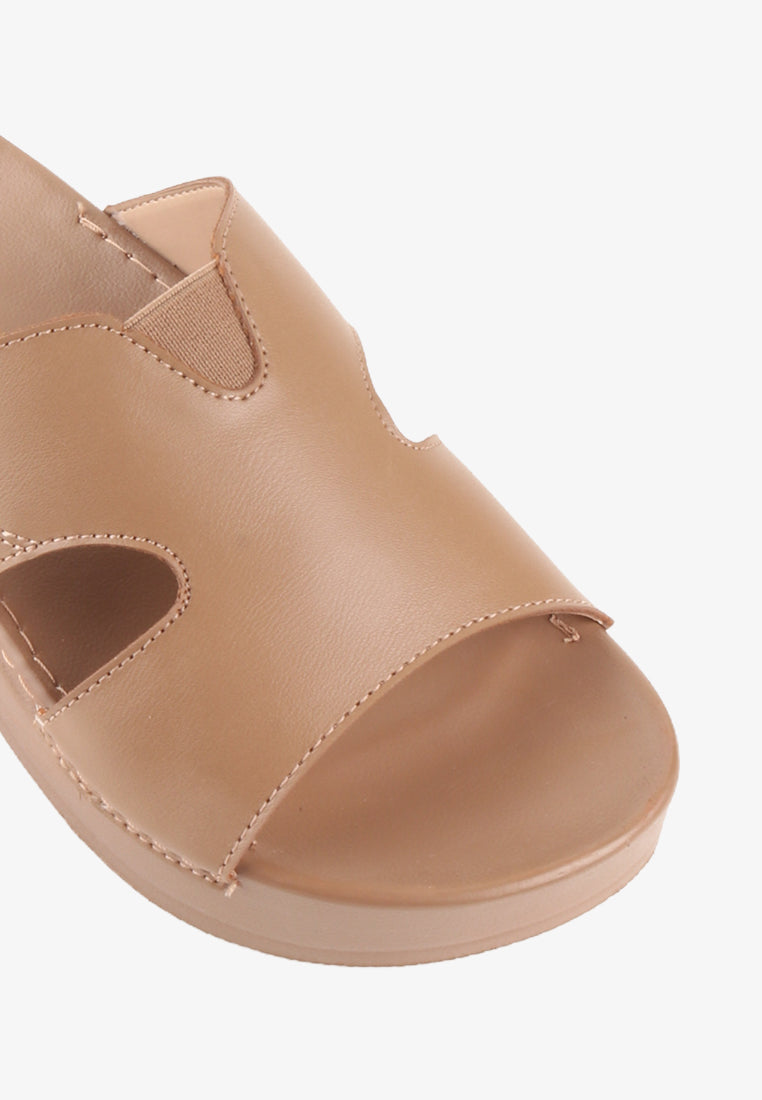 AZRA WIDE STRAP SANDALS