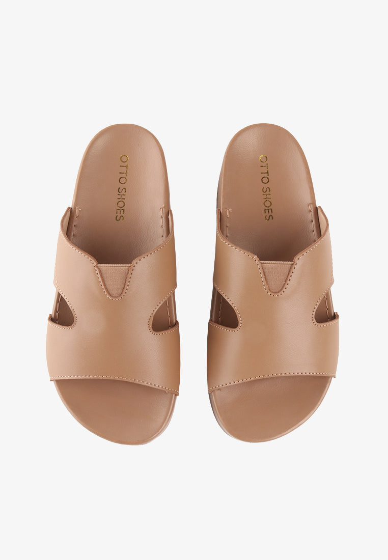 AZRA WIDE STRAP SANDALS