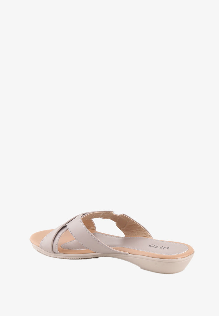 AICEL CROSS STRAP SANDALS