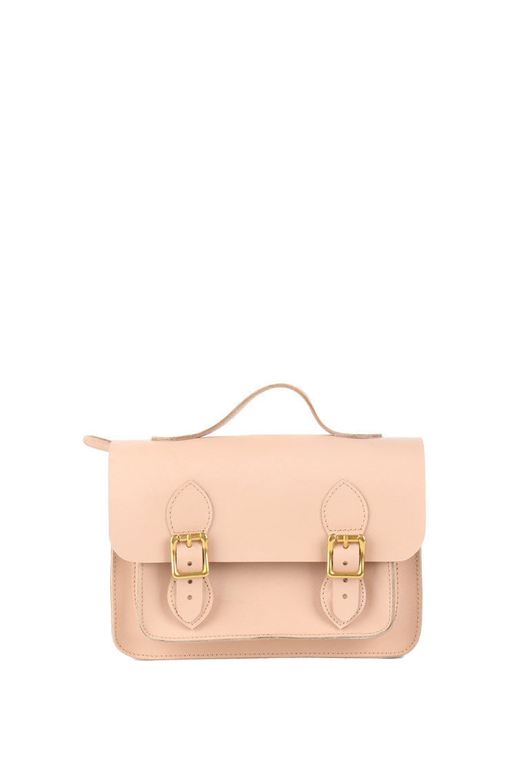 ZAFIRA GENUINE LEATHER SATCHEL BAG