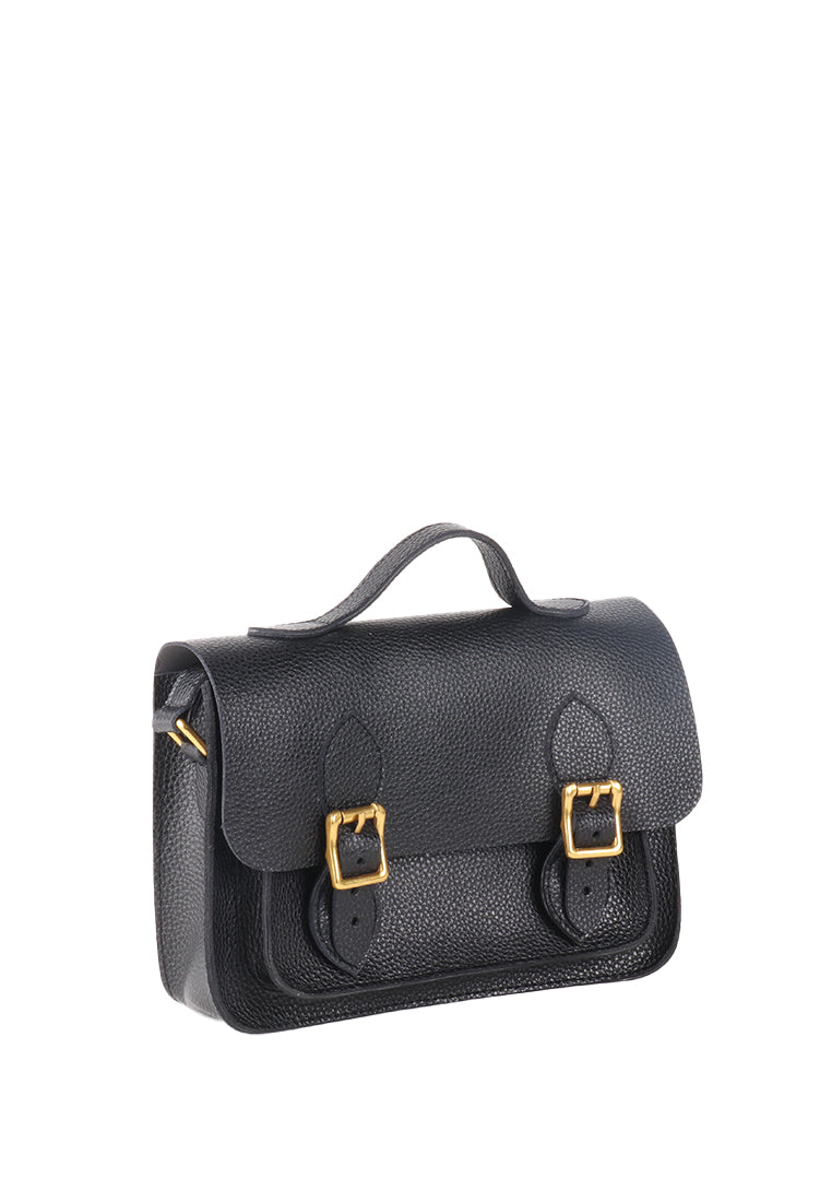 ZAFIRA GENUINE LEATHER SATCHEL BAG