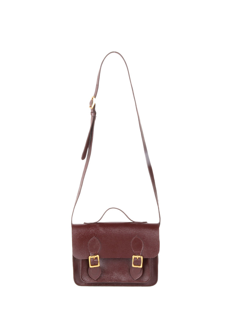 ZAFIRA GENUINE LEATHER SATCHEL BAG