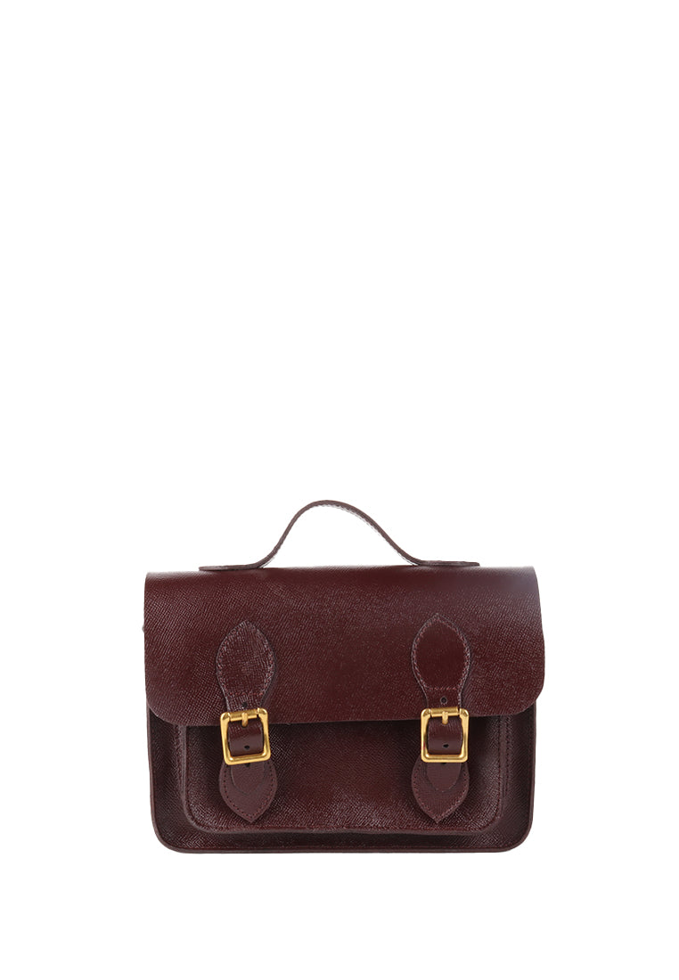 ZAFIRA GENUINE LEATHER SATCHEL BAG