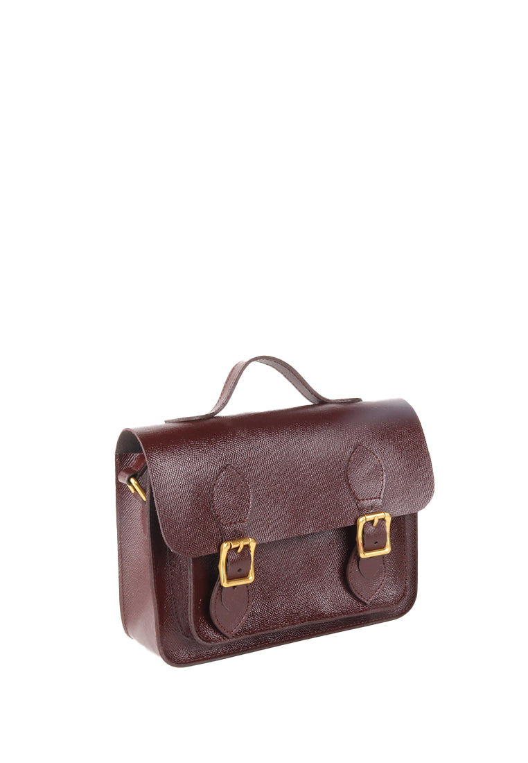 ZAFIRA GENUINE LEATHER SATCHEL BAG