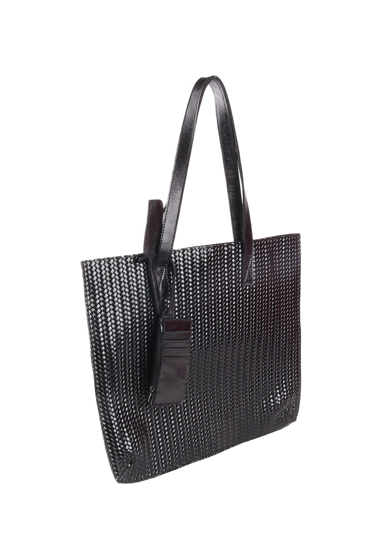 ZANIYAH TEXTURED TOTE BAG