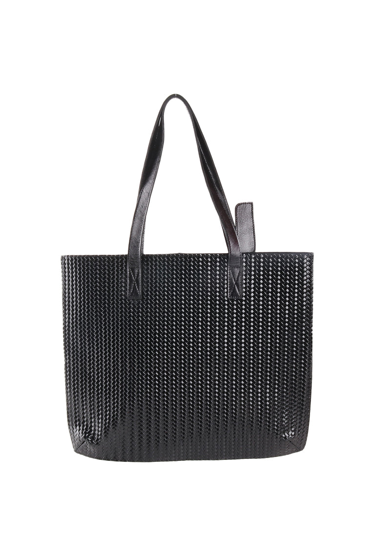 ZANIYAH TEXTURED TOTE BAG