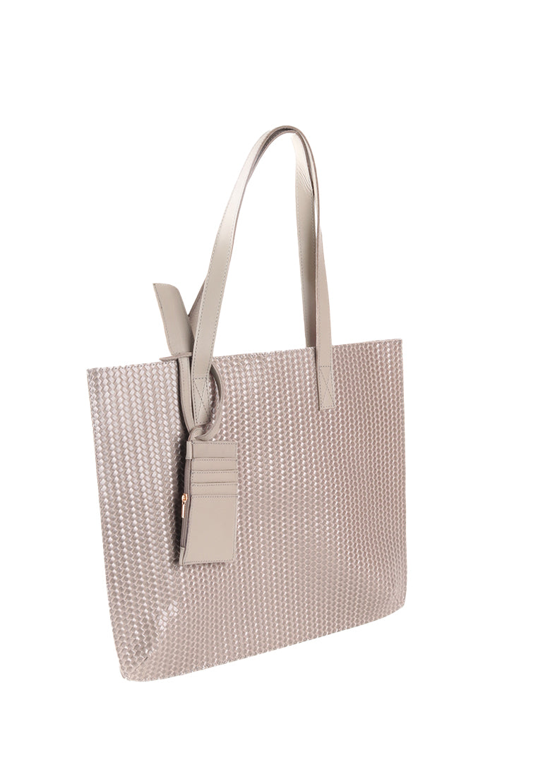 ZANIYAH TEXTURED TOTE BAG