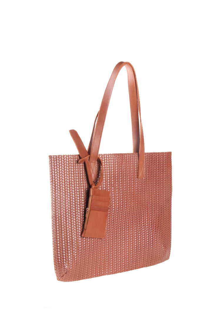 ZANIYAH TEXTURED TOTE BAG