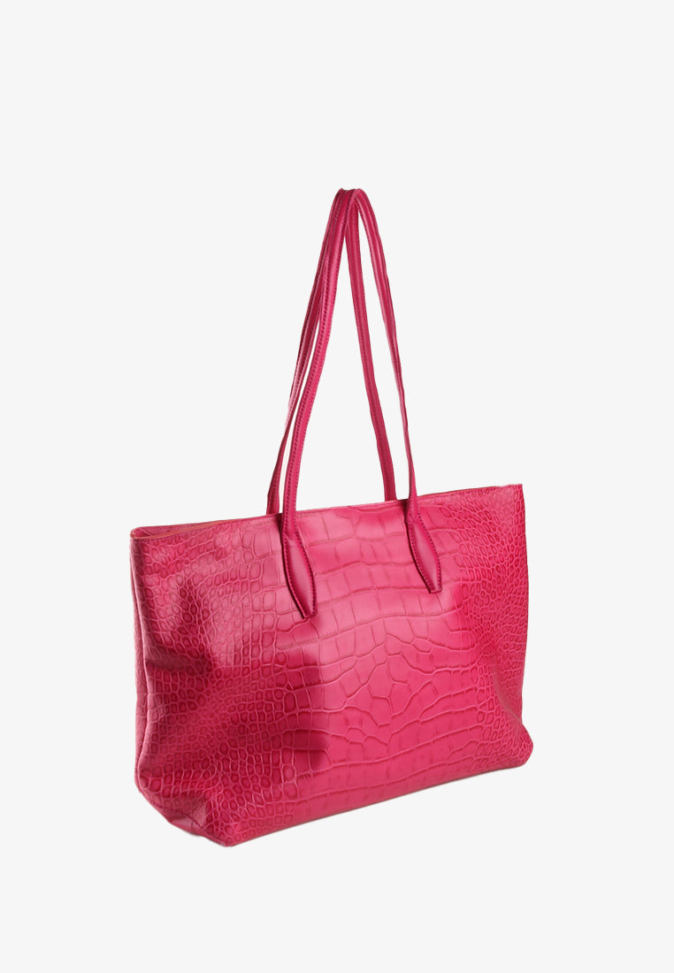 ZALEENA GENUINE LEATHER TOTE BAG