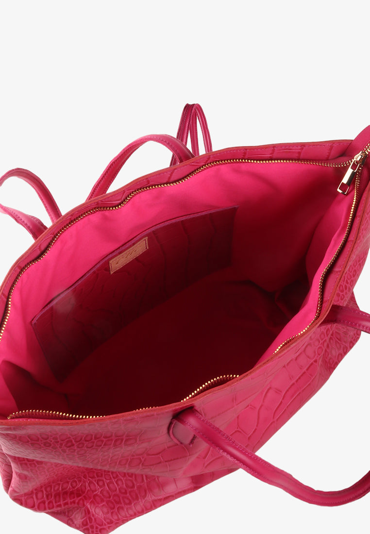 ZALEENA GENUINE LEATHER TOTE BAG