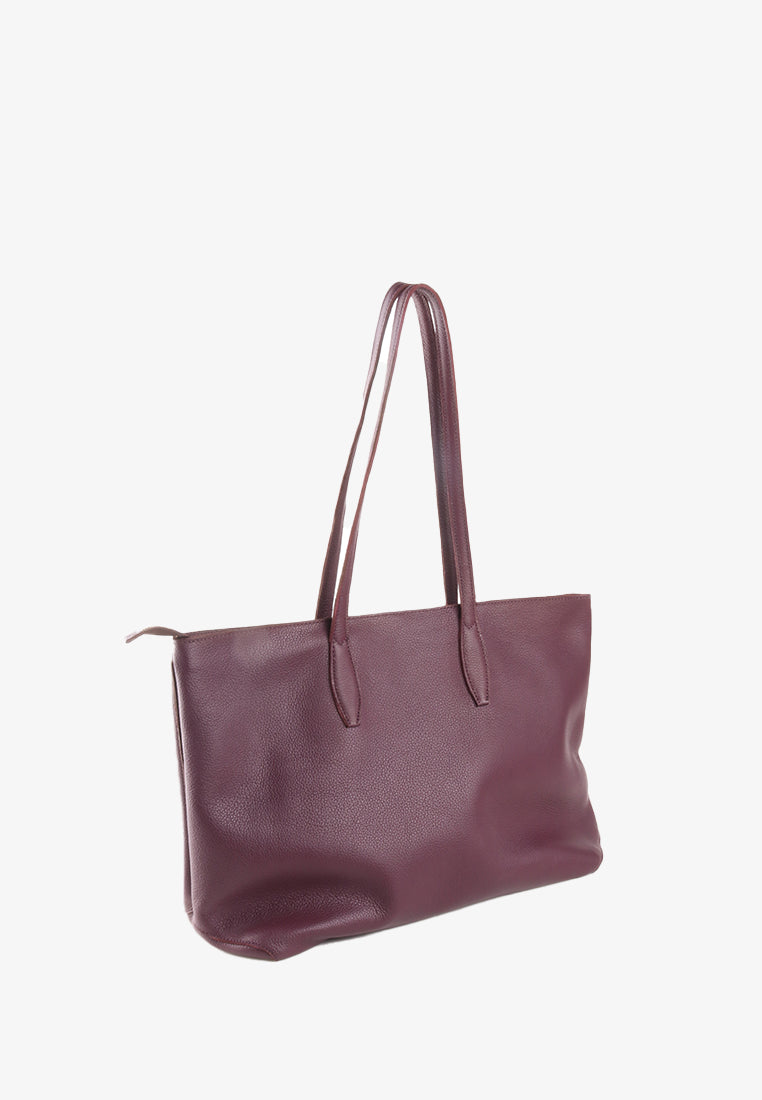 ZALEENA GENUINE LEATHER TOTE BAG