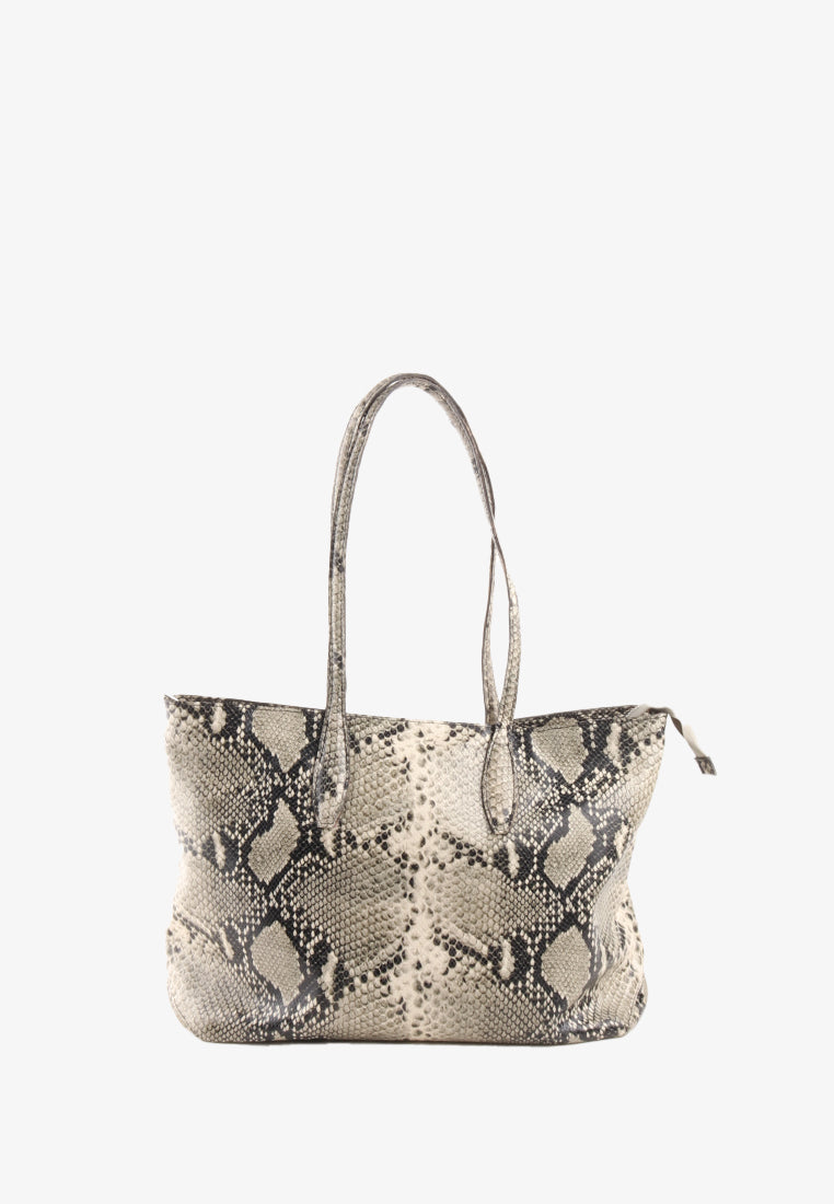 ZALEENA GENUINE LEATHER TOTE BAG