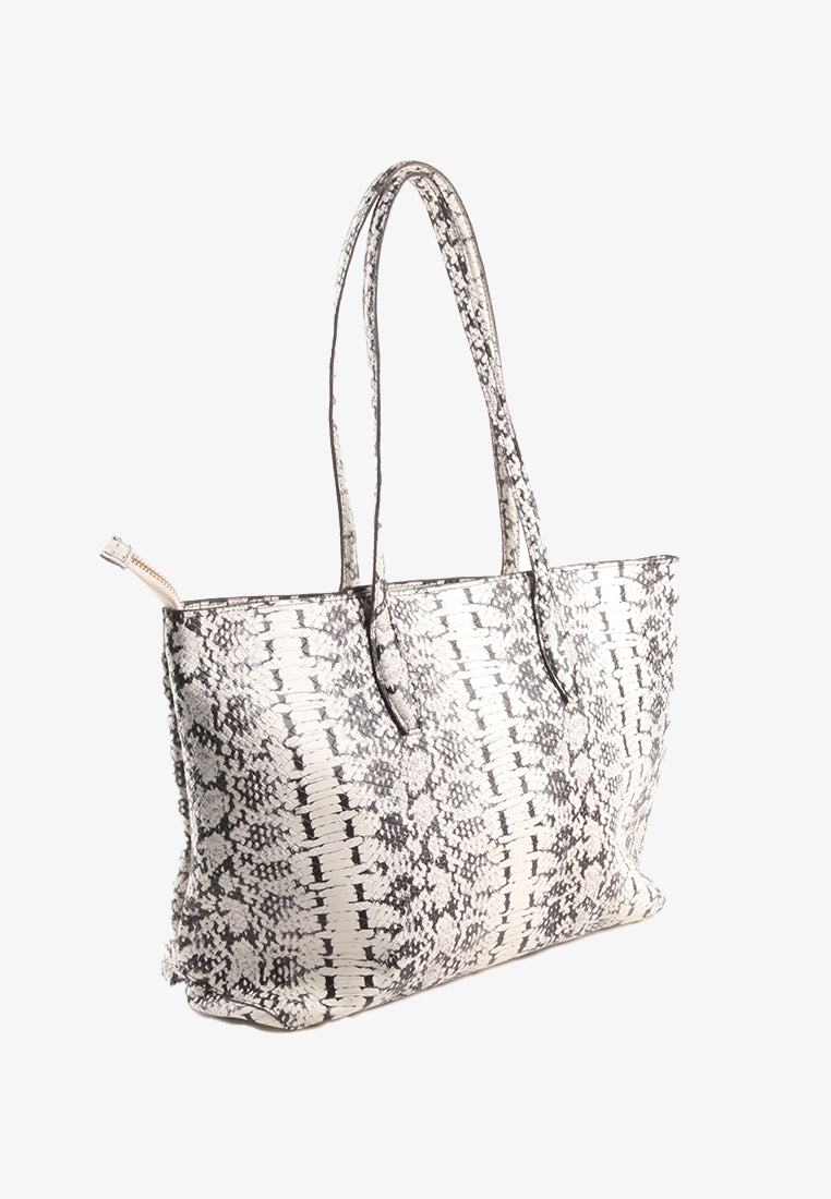 ZALEENA GENUINE LEATHER TOTE BAG