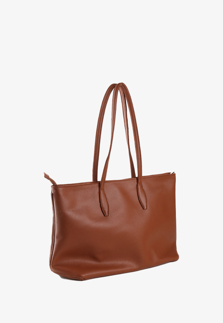 ZALEENA GENUINE LEATHER TOTE BAG