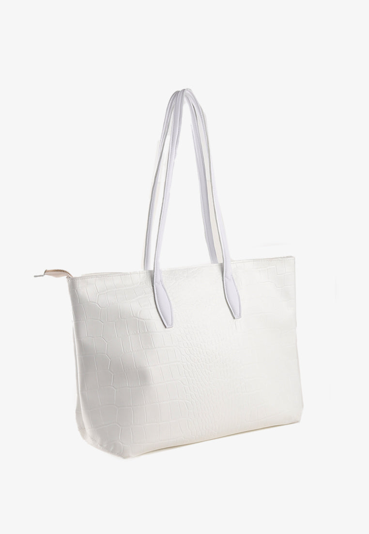 ZALEENA GENUINE LEATHER TOTE BAG