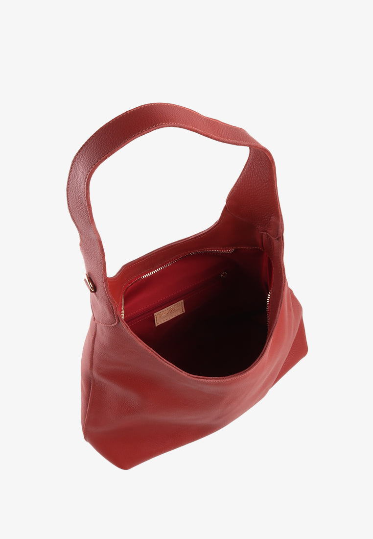 ZAREEN GENUINE LEATHER SHOULDER BAG