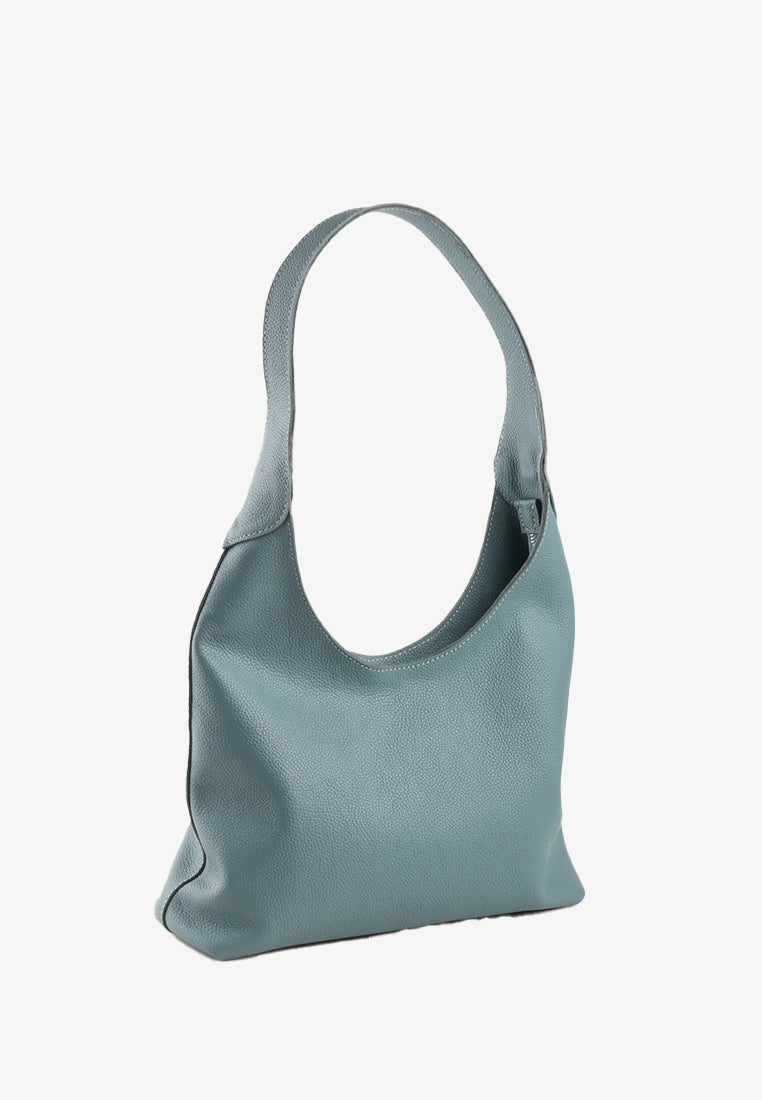 ZAREEN GENUINE LEATHER SHOULDER BAG