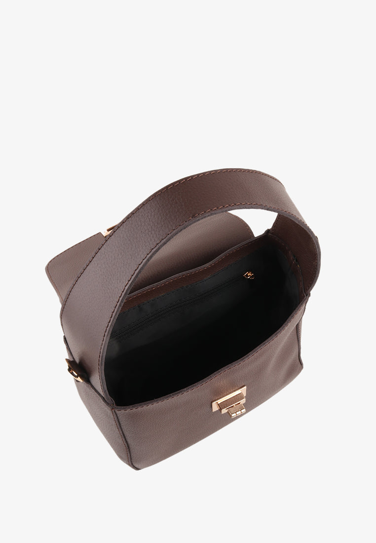 ZELLEANA GENUINE LEATHER MINI BAG