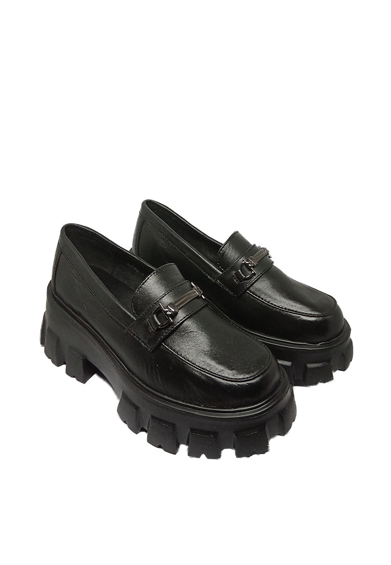 GENUINE LEATHER CHUNKY LOAFER