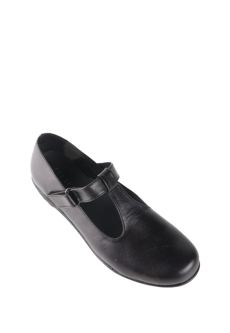 VARIE VELCRO STRAP BLACK SHOES