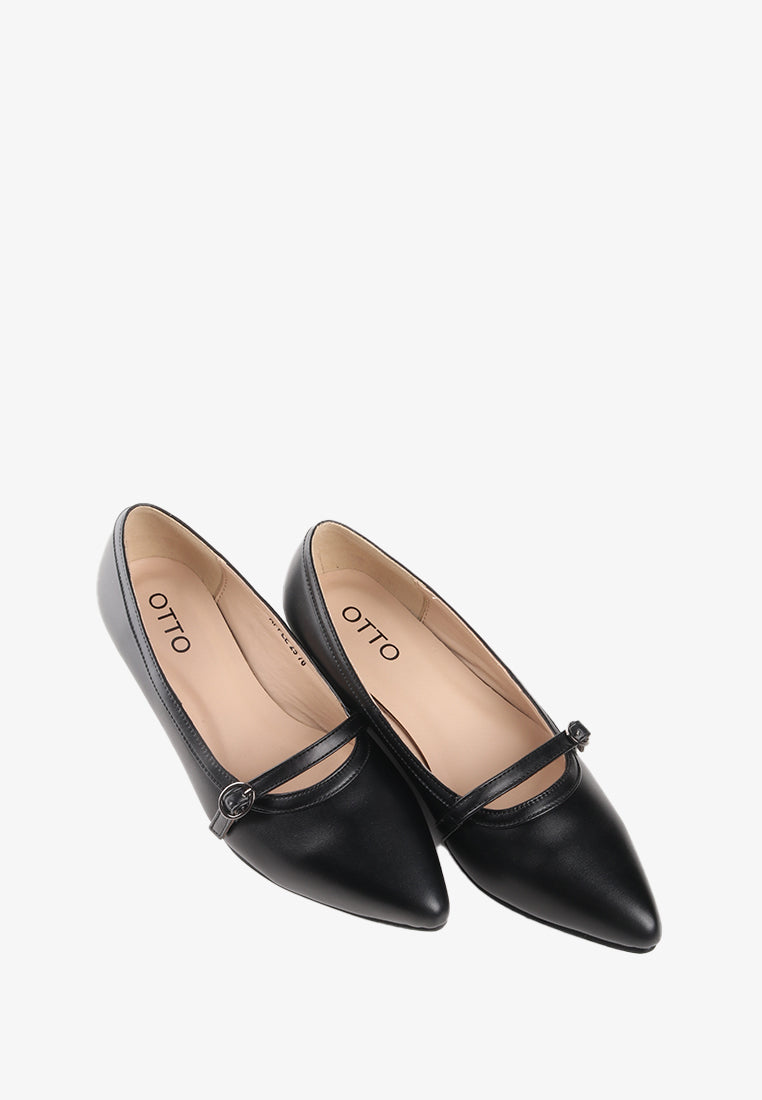 APPLE WOMAN BLACK SHOES