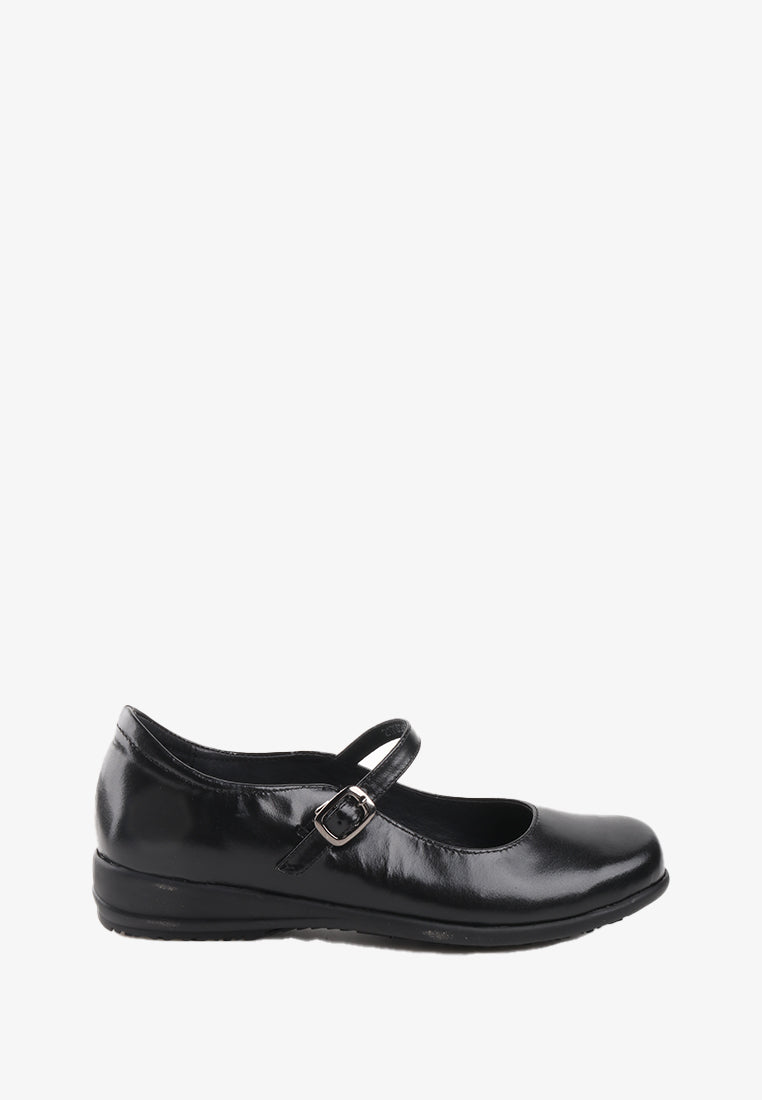 RAILAH GENUINE LEATHER MARY JANE SHOES