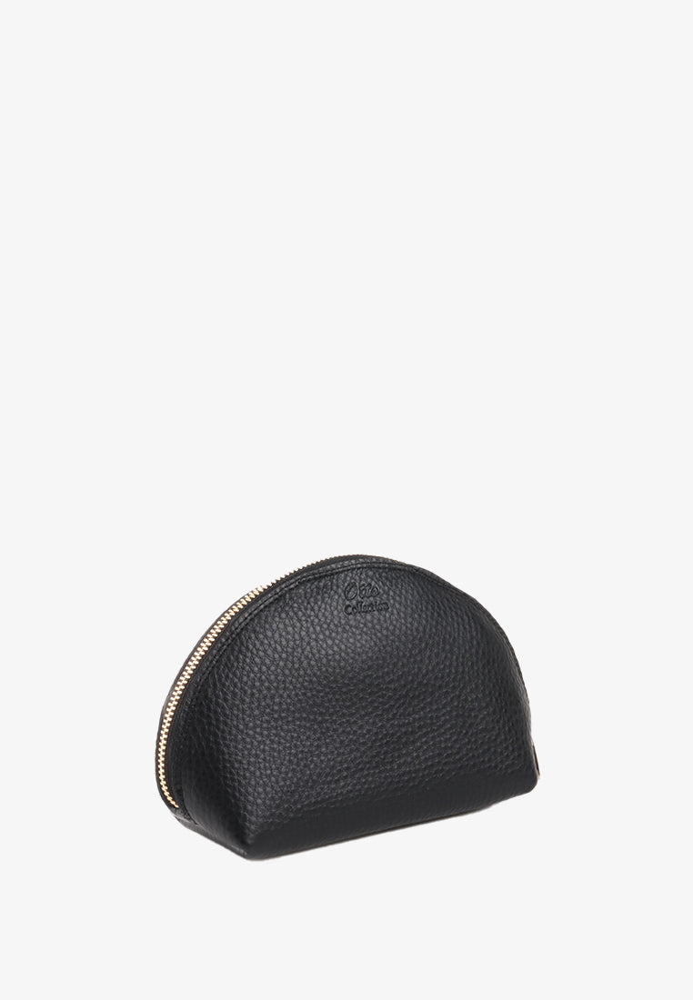 ZEE GENUINE LEATHER HALF MOON POUCH