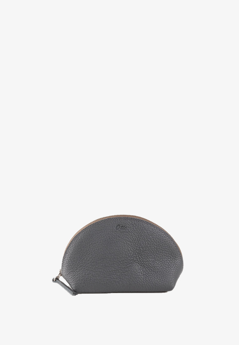 ZEE GENUINE LEATHER HALF MOON POUCH