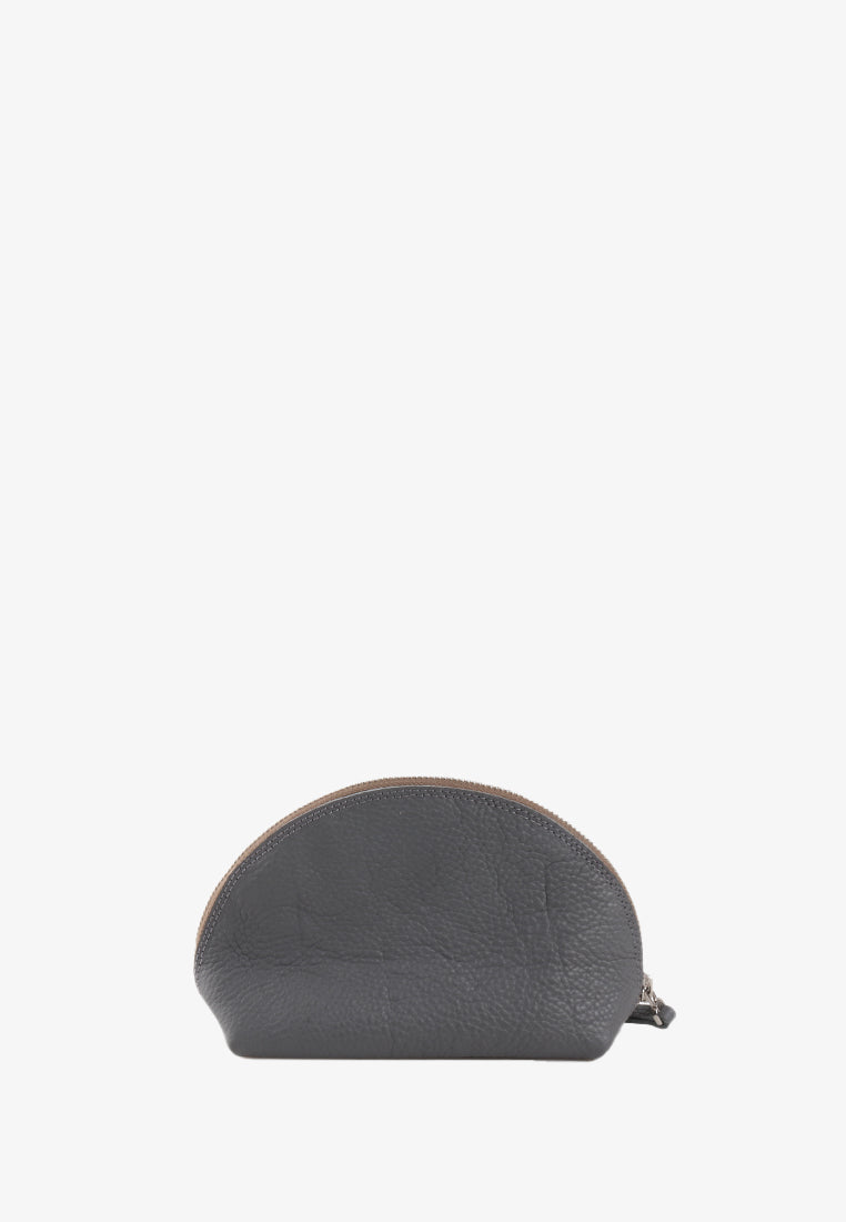 ZEE GENUINE LEATHER HALF MOON POUCH