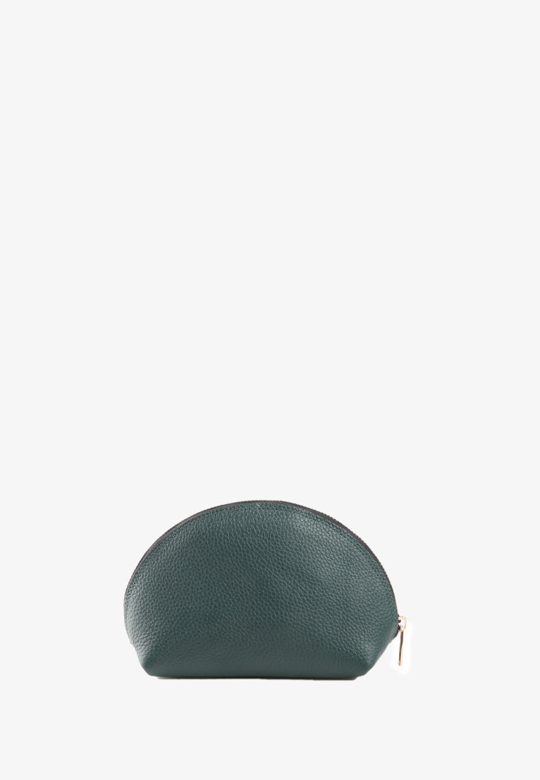 ZEE GENUINE LEATHER HALF MOON POUCH