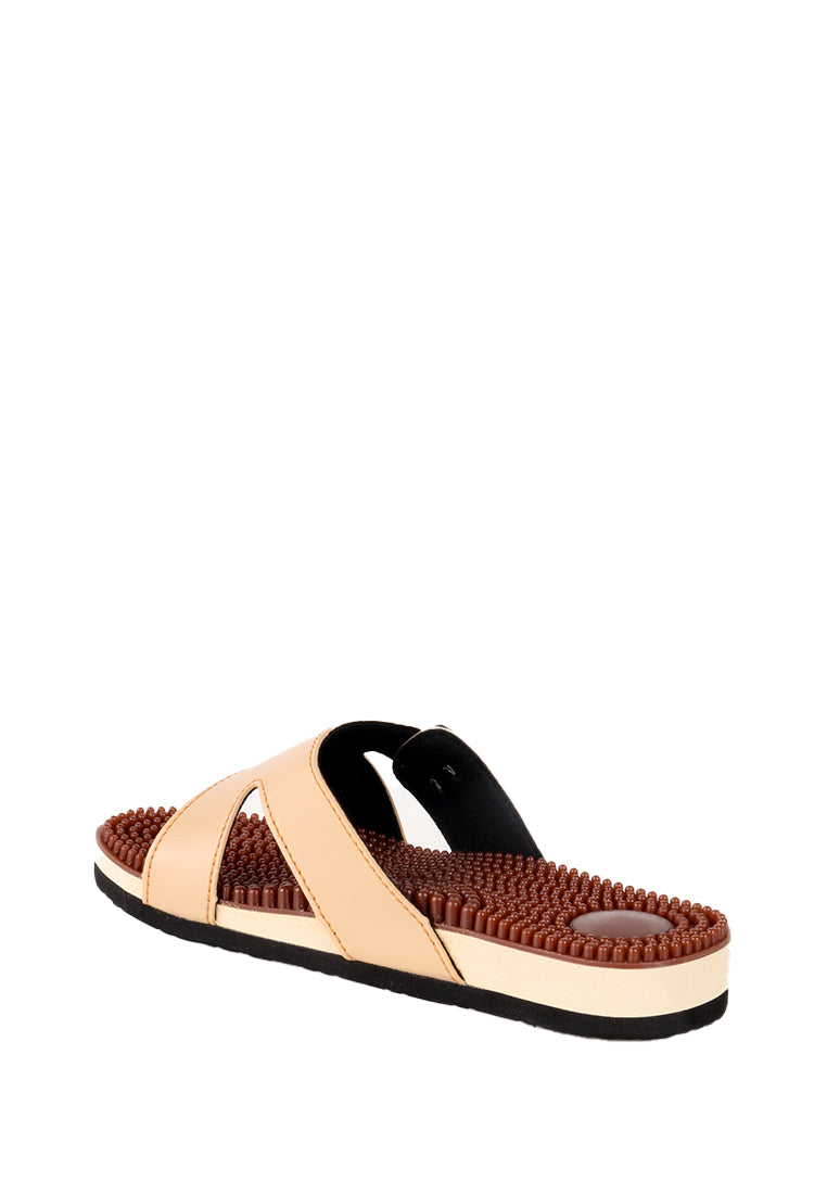 KRISTA MASSAGE BUCKLE SANDALS