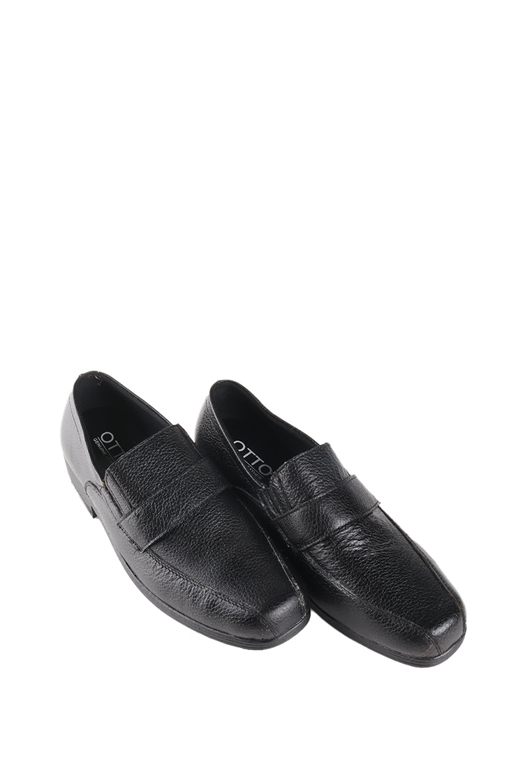 SVEN KIDS SLIP ON BLACK SHOES