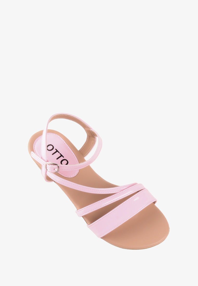 RHENNA GIRLS ANKLE STRAP SANDALS