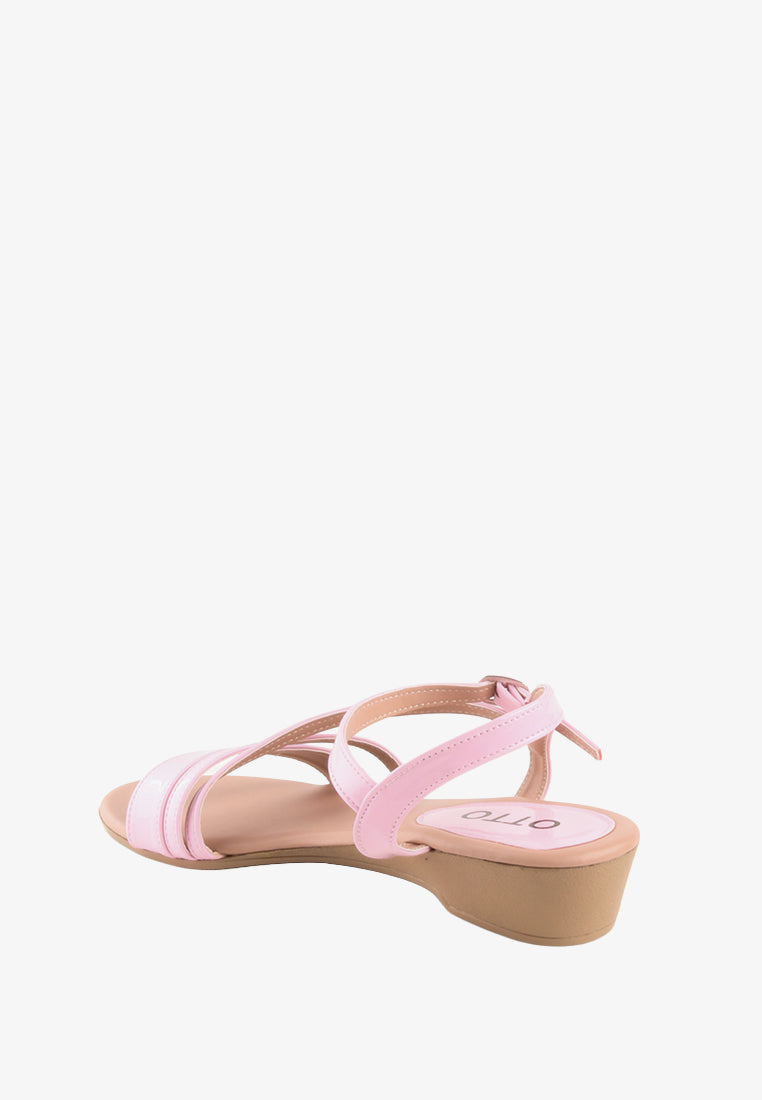 RHENNA GIRLS ANKLE STRAP SANDALS